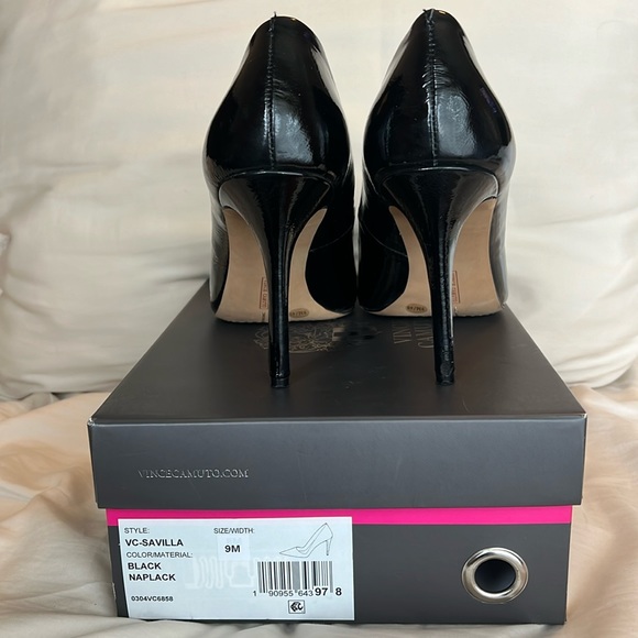Vince Camuto Women's Footwear Savilla Black Patent Pump SZ 9 - Picture 5 of 12